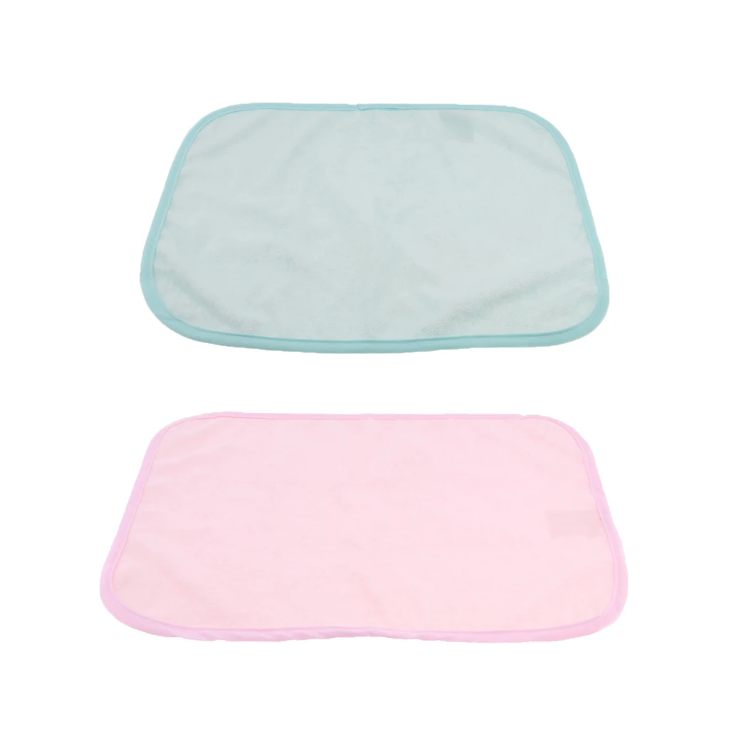 2pcs Waterproof Sheet and Mattress Protector Absorbent Incontinence Bed Pad, Machine Washable Underpad