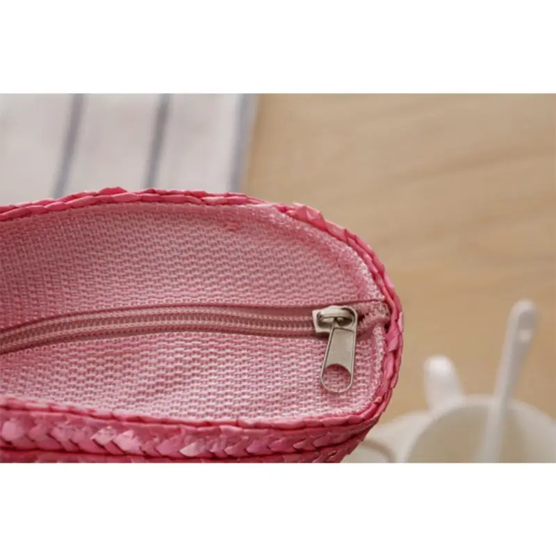 Women Starfish Woven Summer Beaded Straw Tote Shoulder Handbag