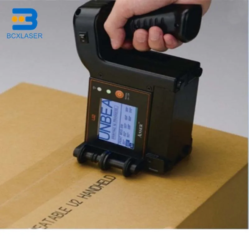 US $650.00 New Design Steel Pipe Handheld Printer InkjetPipe Marking InkjetHandheld Portable Ink Jet Coding Machine