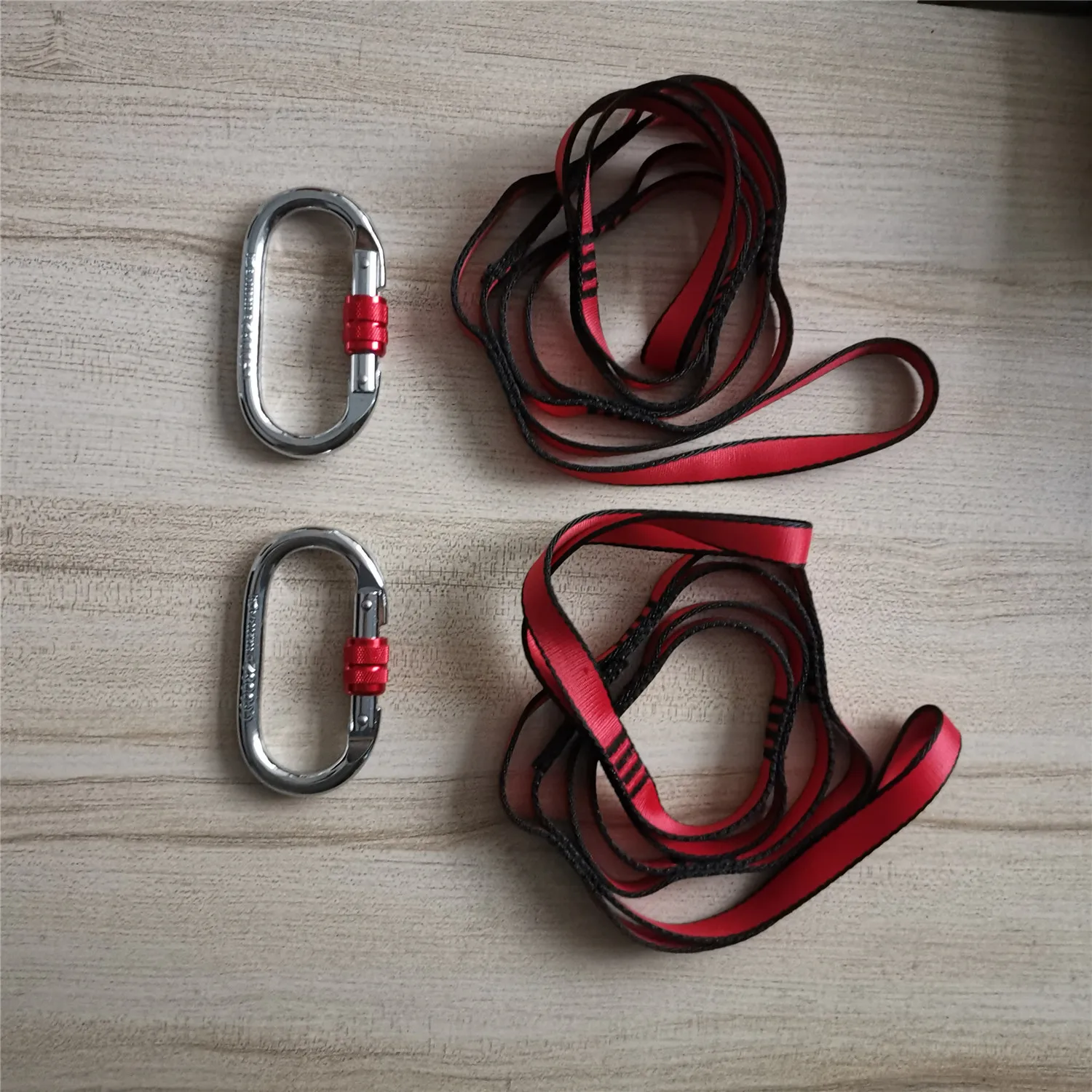 Full set of accessories yoga belt yoga extender strap rope daisy chain carbine safety buckle for aerial Flying swing yoga