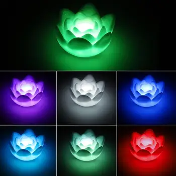 

Color Changing LED Lotus Love Mood Romantic Lamp Night Light Wedding Home Decor
