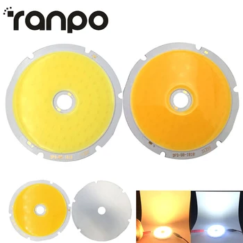 

LED COB Flip Chip 50W 80mm 5000LM Annular Ring LED COB Beads Module Lamp DC 30V Floodlight Source Bulb for DIY Work Light