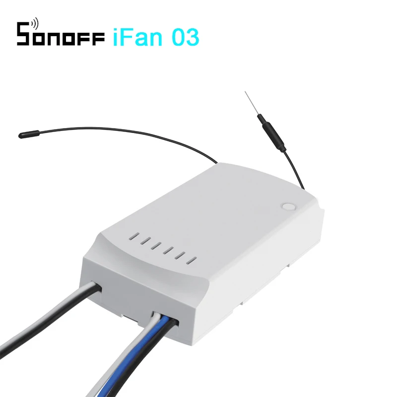 

Sonoff iFAN03 RM433 Ceiling Fan Controller remote Control Smart Wifi Switch Adjust Fan Speed Dimmer Works With Alexa Google Home
