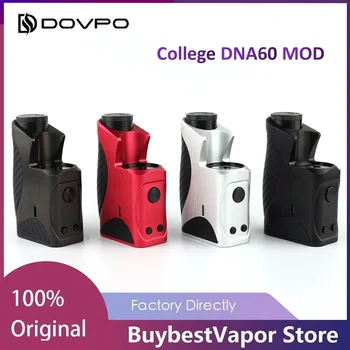

Original Dovpo College 60W DNA60 TC MOD By Single 18650 Battery NO Battery W/ OLED Screen Electronic Cigarette Mod W/ 510 thread