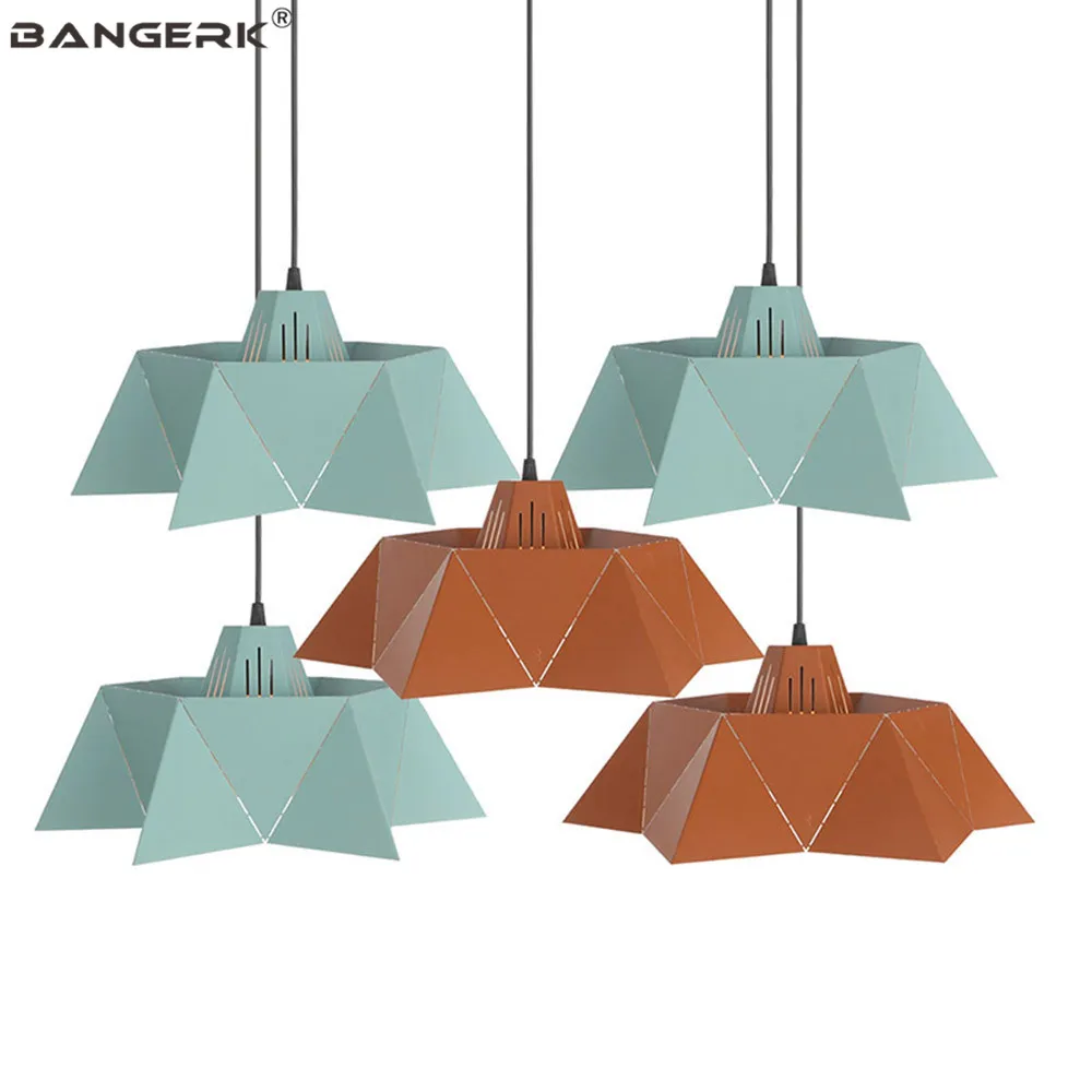 

Nordic Design Modern LED Pendant Light Fixtures Loft Decor Macarons Iron Hanging Lamp Dining Room Home Lighting Luminaire