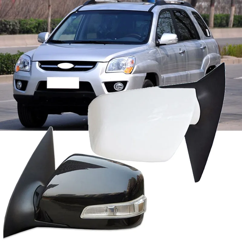 

Lofty Richy For KIA Sportage 2007 2008 2009-2013 Outside Rearview Mirror With LED Turn Signal Light Side Reverse Mirror Assembly