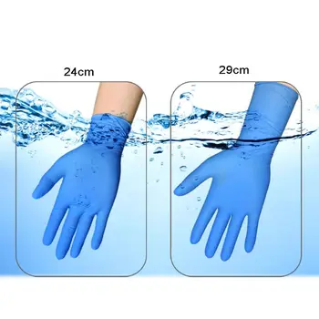 

10pairs Waterproof Disposable Washing Cleaning Household Kitchen Nitrile Gloves Laboratory Mechanic Work Safety Gloves