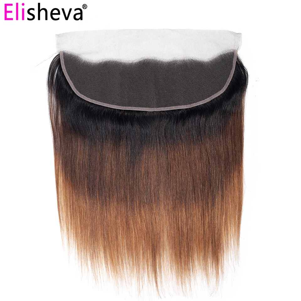 Elisheva индийские волосы плетение 1b/4/30ThreeTone Ombre Пучки С фронтальной прямой Nonremy