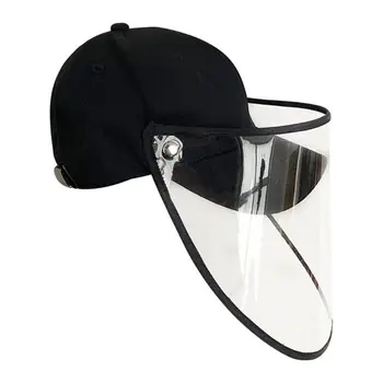 

Unisex Anti-Spitting Splash Protective Baseball Cap Anti-Fog Saliva Mask Hat