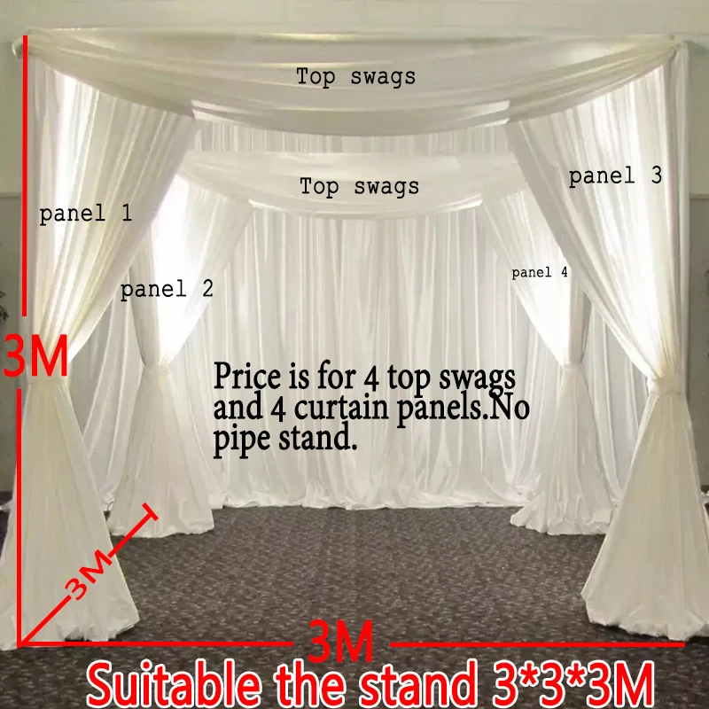 Оптовая продажа свадебный фон с изображением арки квадратного павильона