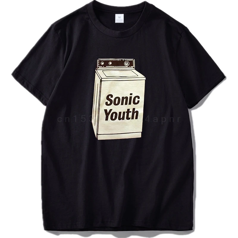 Camiseta de Sonic Youth, camisetas de bandas alternativas, camisetas con estampados gráficos, cómodas, informales, de manga corta, para hombre, talla europea, 100 % algodón