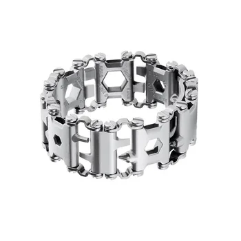 

Multifunction Wearable Tread 29 In 1Tool Bracelet Strap Screwdriver Emergency Kit Multi Tool Watch Chain EDC Multitool 2020 New