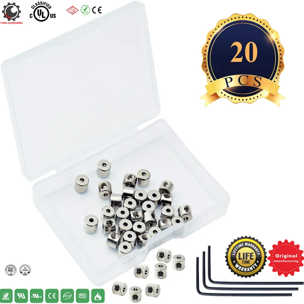 Dreamtop 50 Pieces Pins Backs Locking Pin Keepers Backs Locking Clasp Replacement with Storage Case Silver 