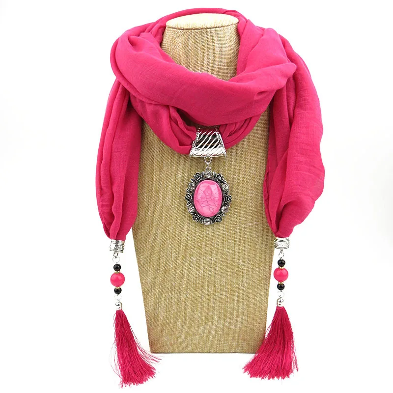 

2020 new cotton and linen ethnic wind gem tassel scarf shawl autumn and winter women's warm scarf