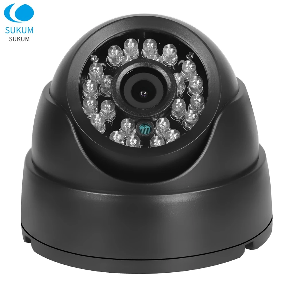 

Mini Camera AHD Plastic Dome Video Surveillance 2.8mm Lens IR Night Vision Indoor Camera Home