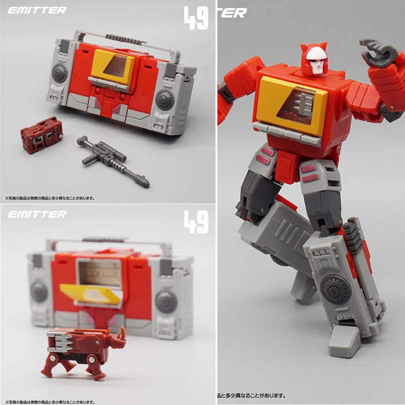 

NEW MFT Transformation MF49 MF-49 Blaster Emitter Recorder Mode Pocket War Mini Action Figure Robot Toys With Box