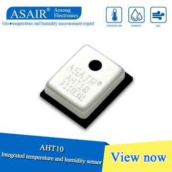 

10pcs Integrated Temperature And Humidity Sensor AHT10 Industrial Patch Probe High Precision Temperature And Humidity Module