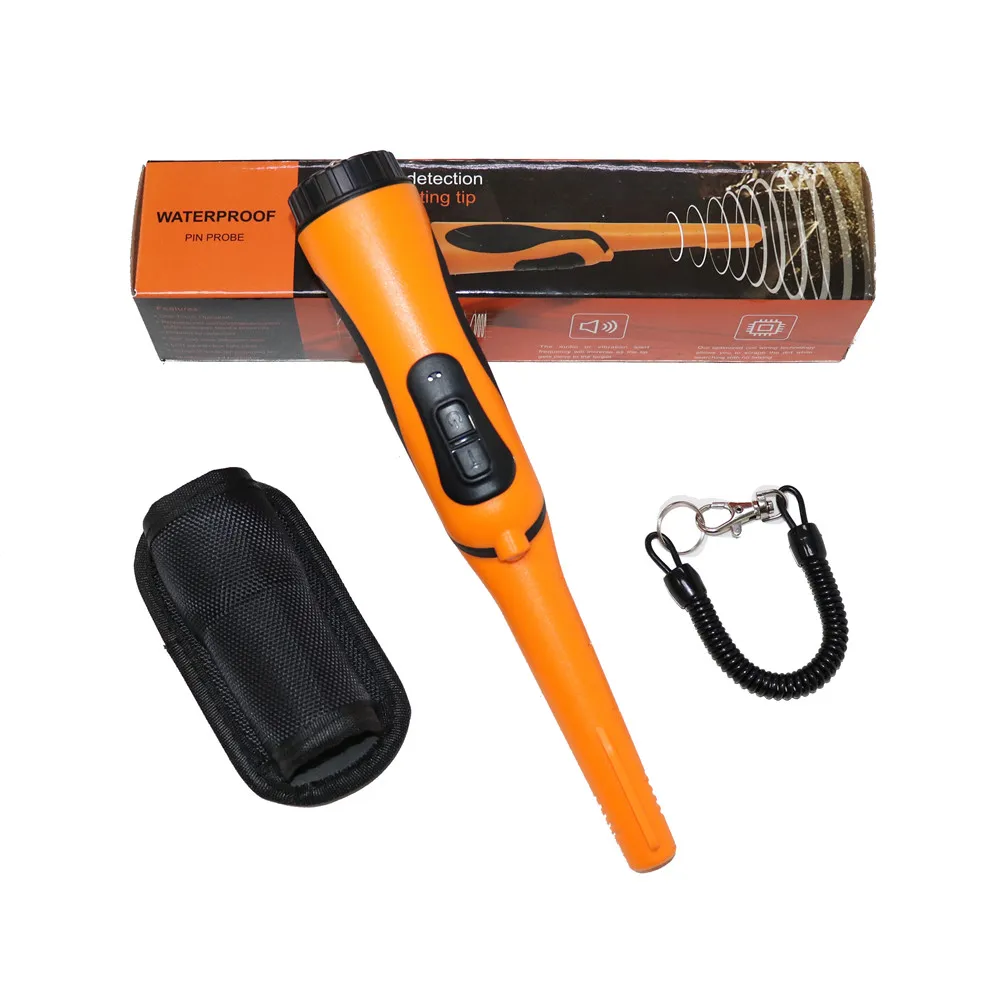 Orange RZX-520 Новейший портативный металлоискатель 5 метров водонепроницаемый подземный детектор золота помощник - Цвет: Orange RZX-520
