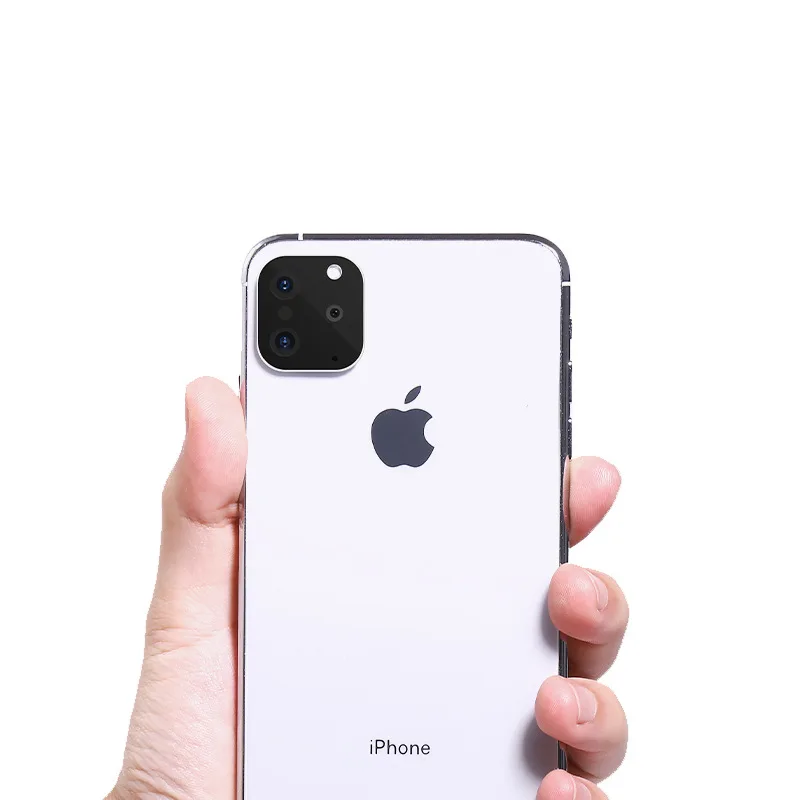 Поддельная камера для iPhone X, для iPhone 11 Pro, сменный объектив, Защита экрана для iPhone XS Max, для iPhone 11 Pro Max, чехол, наклейка, стекло