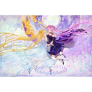 

Embroidery 5D Diamond Cross Sailor Moon Anime Stitch Painting Home Japan Decor Full Round Drill Mosaic Picture Handmade Wall Art