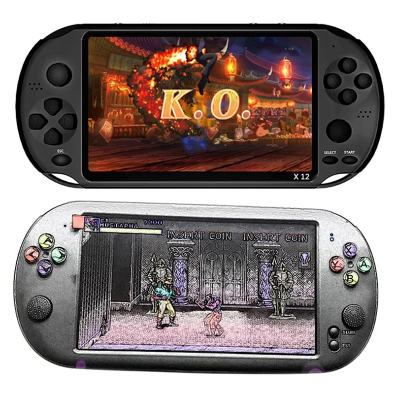  Powkiddy 1Pcs 7 Inch Game Console Portable Support for Neogeo Arcade Video Games & 1Pcs 5.1 Inch 8G