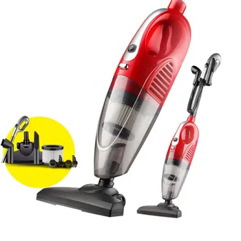 

2 in 1 Portable Vacuum Cleaner Handheld Push Rod Aspirator Household Strong Suction Home Dust Chargeable Collector