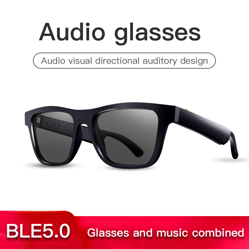High End Audio Glasses Smart Headset Sweatproof Wireless Bluetooth Handsfree Open Ear Polarized Music Sunglasses For xiaomi | Электроника