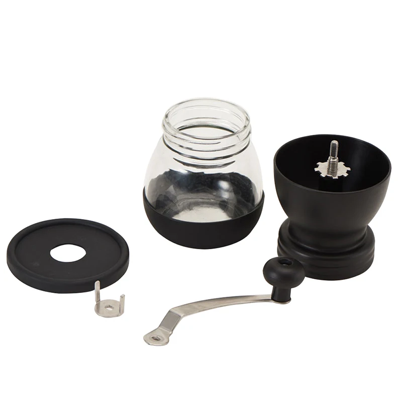 Manual Coffee Grinder Adjustable Coarseness Hand Coffee Bean Mill With Ceramic Burrs Corn Coffee Grinding Machine Coffee Pot