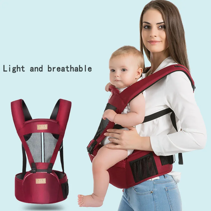 Переносные Детские переноски Backpack4-36 месяцев; слинг для новорожденных; пояс для переноски для мамы, папы