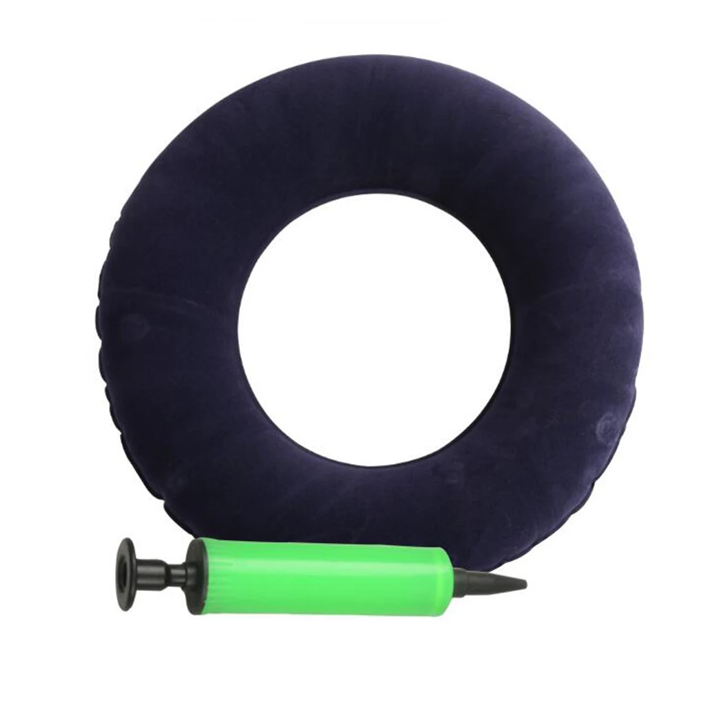 16 Inch Inflatable Donut Seat Cushion, Hemorrhoid Bedsore Back Tailbone Relief Pillow