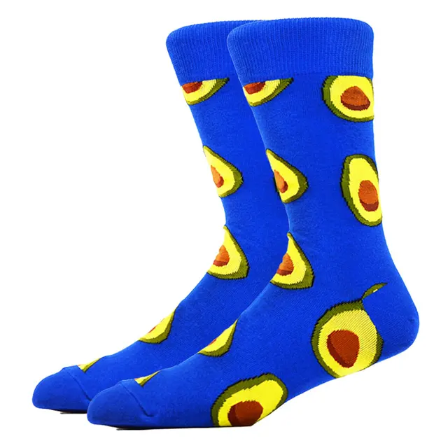 Burger Pizza Sushi Males Socks Fashion Cute Series Korean Harajuku Cartoon Funny Women Happy Cotton Cool Middle Tube Socks HK11050-2