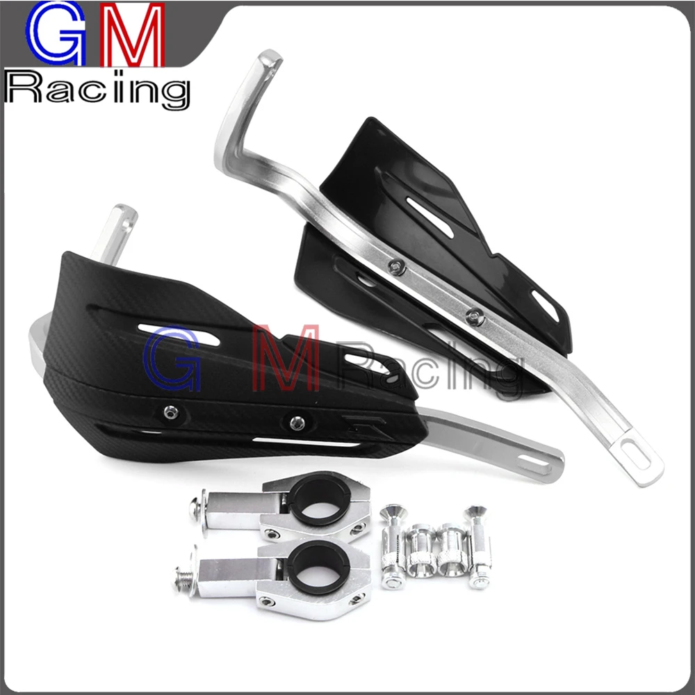 Мотоцикл Handguard защита рук Fit яма Байк мотокросс CR CRF XR YZ YZF WR TTR KX KXF KLX DR RM DRZ RMZ SXF XCF EXCF SX XC - Цвет: Черный