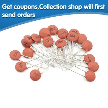 

100pcs Ceramic capacitor 50V 6.8nF 10nF 15nF 20nF 22nF 33nF 47nF 68nF 100nF 0.1uF