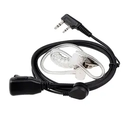 1/5 pçs retevis ptt mic tubo acústico de ar fone ouvido walkie talkie para baofeng Uv 5R retevis h777 rt22 rt80 c9003