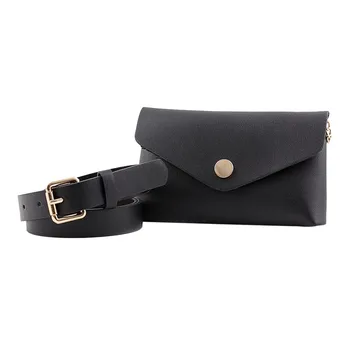 

Buckle Print Leopard Waist Bag traveling Casual Belt bags for Luxury Women Small Square pure color fanny pack carteira invisivel