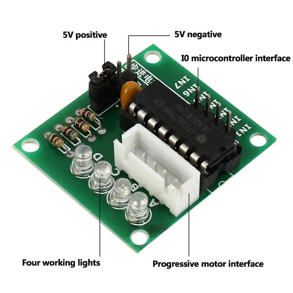1 комплект 5 в шаговый двигатель с ULN2003 плата драйвера Dupont кабель для Arduino