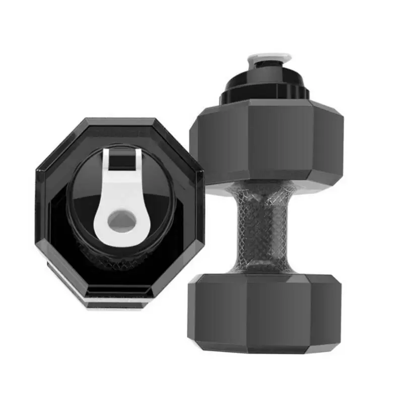 1.5L/2.2L/2.6L Sports Water Bottles Dumbbell Gym Sport Bottle Large Water kettle Fitness Cup Fitness Dumbbell Excerise Supply