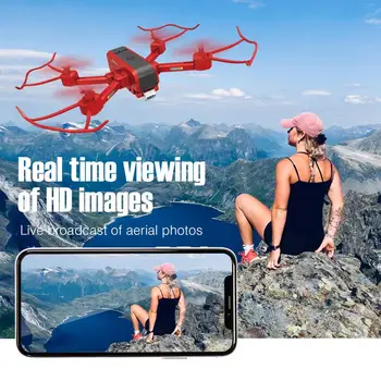

New Dual Camera Profissional Drone WIFI RC Quadcopter Drone with 720P/1080P/4k Camera Live Video Automatic Return Dual HD Camera