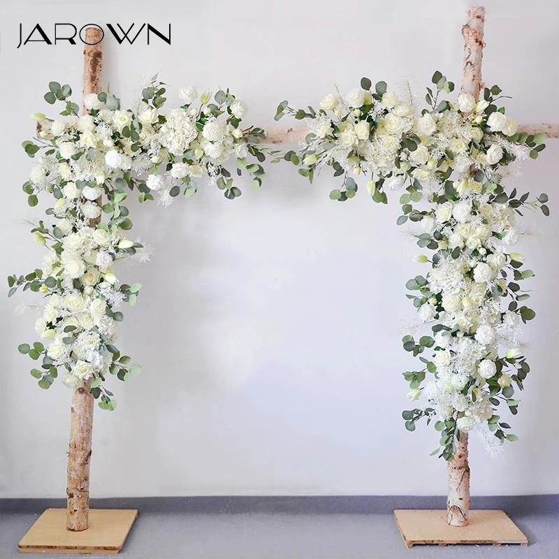 Свадебные цветы JAROWN искусственные шелковые Цветочная АРКА для улицы газон