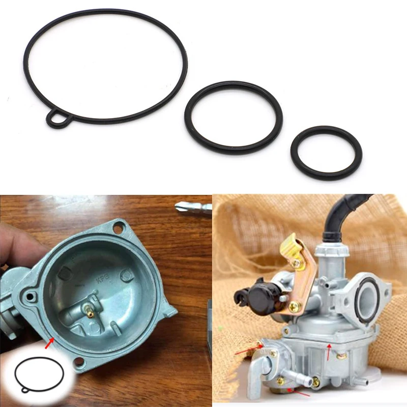 

Carburetor Float O-ring for Honda Super Cub C50 C70 C90 Press Cub Little Cub C100EX Keihin Cab Repair Replacement Float Gasket