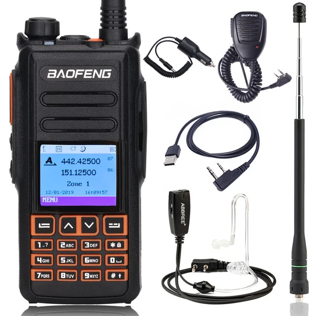 Baofeng DM-X цифровая рация с GPS Запись уровня 1& 2 Dual Time slot DMR радио ham цифровой/аналоговый до DM-1801 DM-1701 1702 - Цвет: as pic show 4