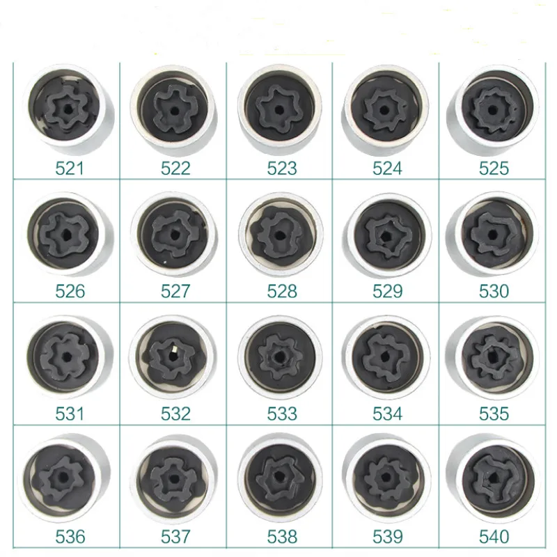 1Pcs Car Tire Anti-Theft Screw Disassembly Tool Key Sleeve For Volkswagen Beetle Polo Golf Jetta Passat CC Tiguan Repair Tools |