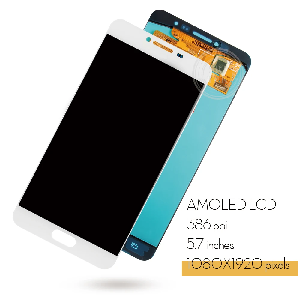 5," AMOLED lcd для samsung Galaxy C7 lcd дисплей C7000 сенсорный экран дигитайзер Замена для samsung C7 lcd