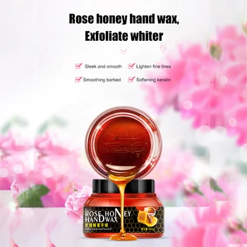 

Rose Essence Honey Moisturizing Whitening Hand Wax Tender Skin Peeling Tear Type Mask Moisturizing Hand Care Product