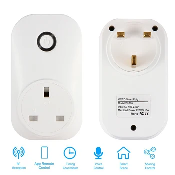 

UK wifi Smart plug Smart Socket Smart Life App wireless wifi power outlet with Google Home amazon Alexa Voice Control