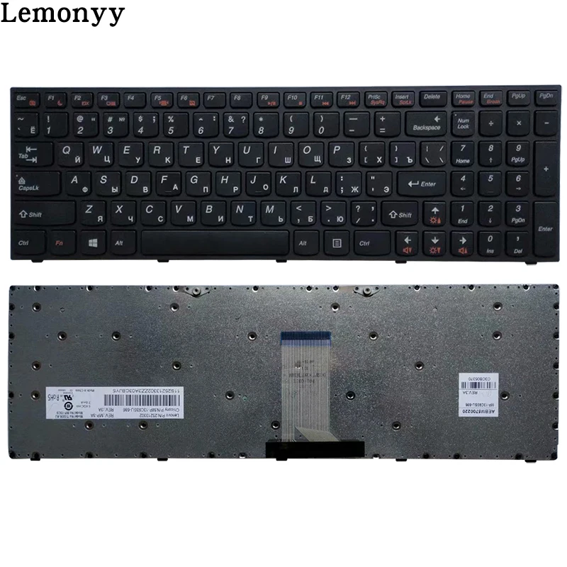 Новая русская клавиатура для ноутбука lenovo B5400 B5400A M5400 M5400AT RU клавиатура черная