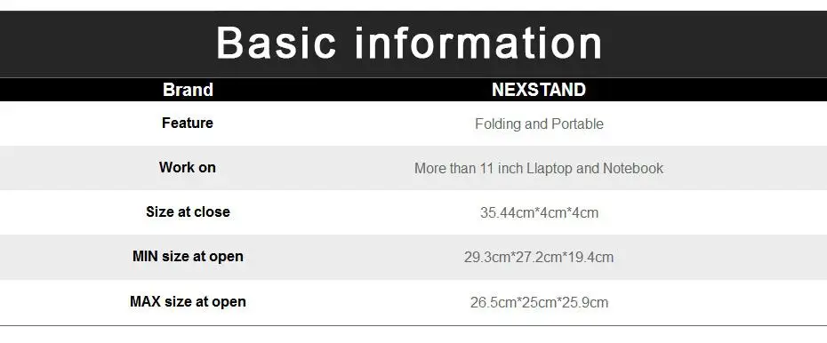 NEXSTAND K2 подставка для ноутбука Складная портативная Регулируемая подставка для ноутбука офисная подставка для ноутбука. Эргономичная подставка для ноутбука