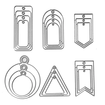 

Tag DIE SET for Cards Scrapbook Craft Dies Scrapbooking Die Carbon Steel Embossing Cutting Die 120*81mm Die