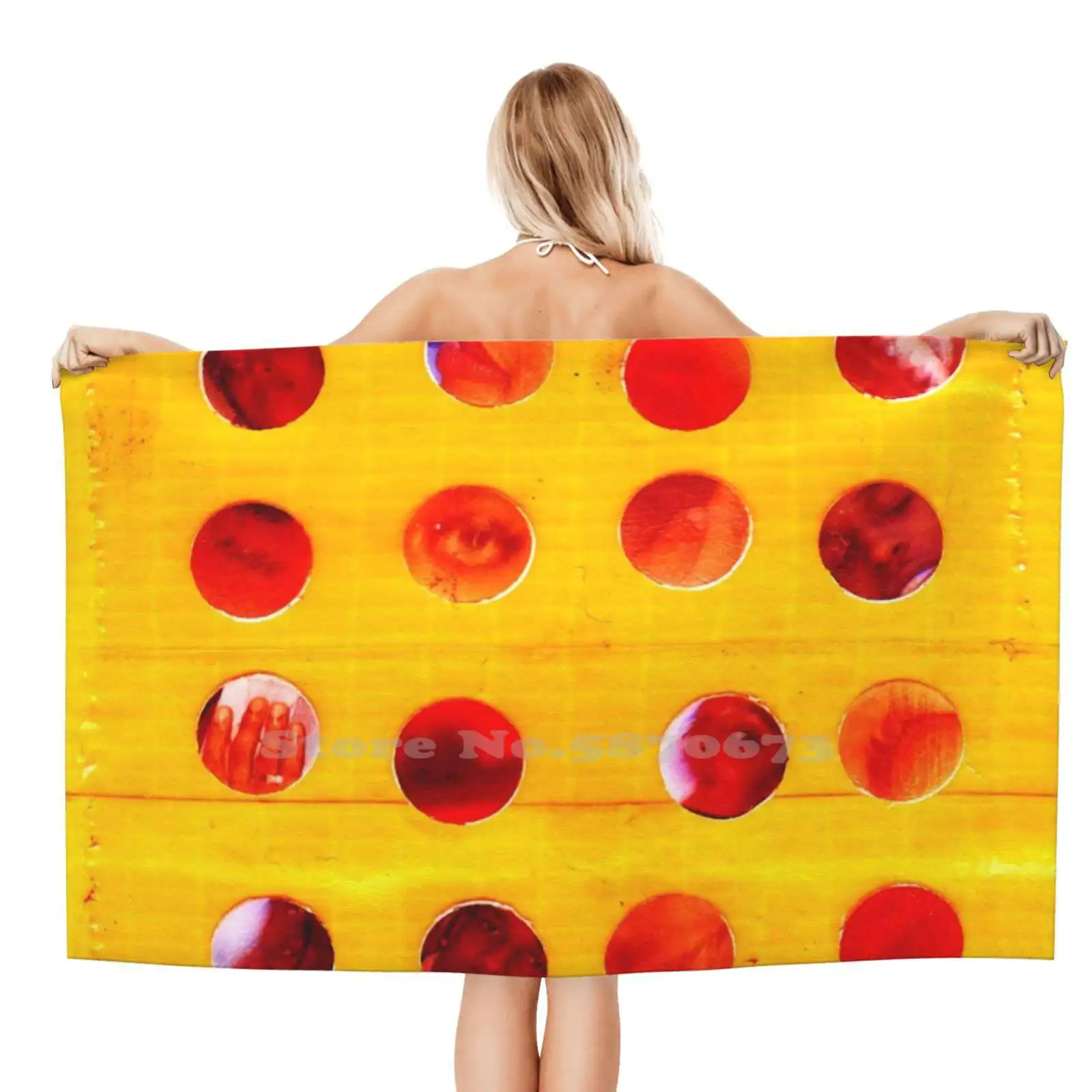 Yellow Red Orange Microfiber Bath Towel Beach Man Rap Rapper Song Handsome Styles Beautiful Pop Smoke Happy West Doja |