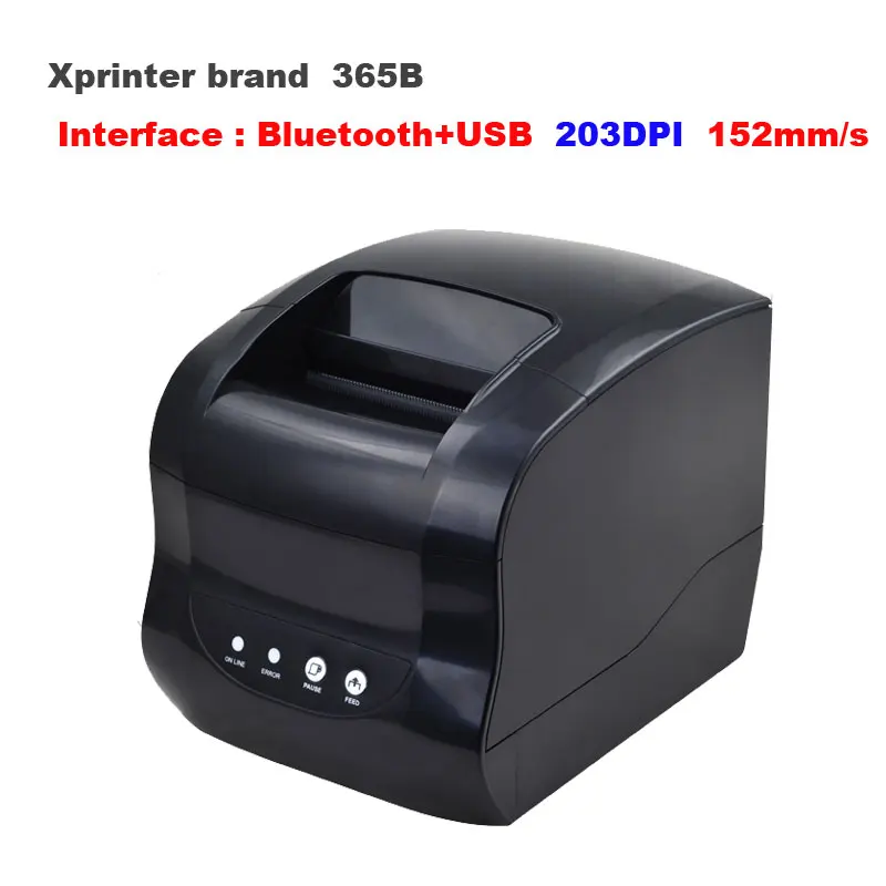 Free shipping Xprinter 3inch Thermal label printer Barcode printer Qrcode sticker printer canon pocket printer Printers